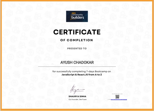 third certificate